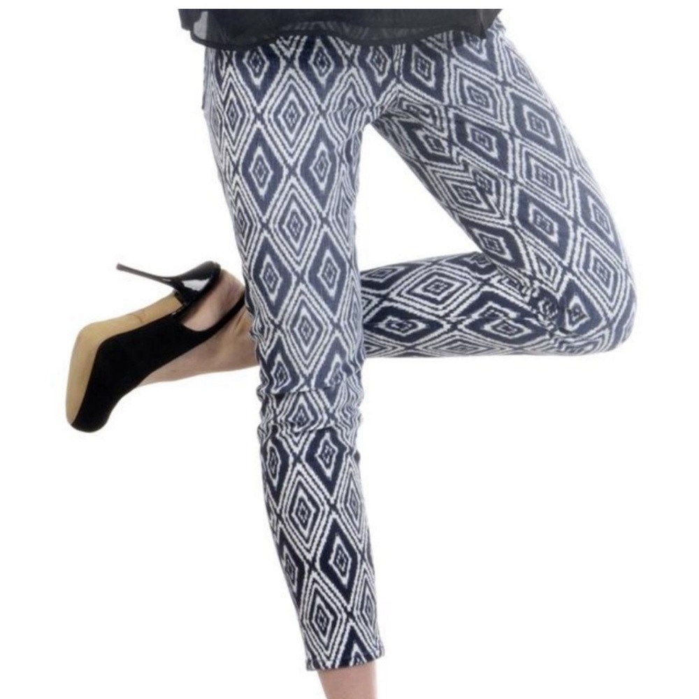 7 For All Mankind Cropped Ikat Skinny sz. 26